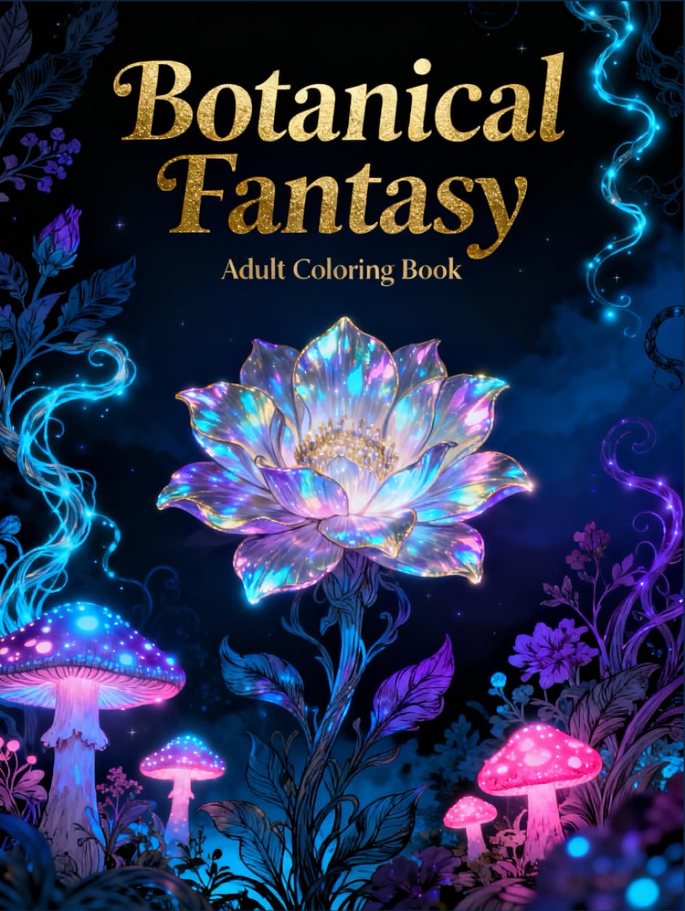 Botanical Fantasy: Adult Coloring Book – A Magical Journey Through Floral Art