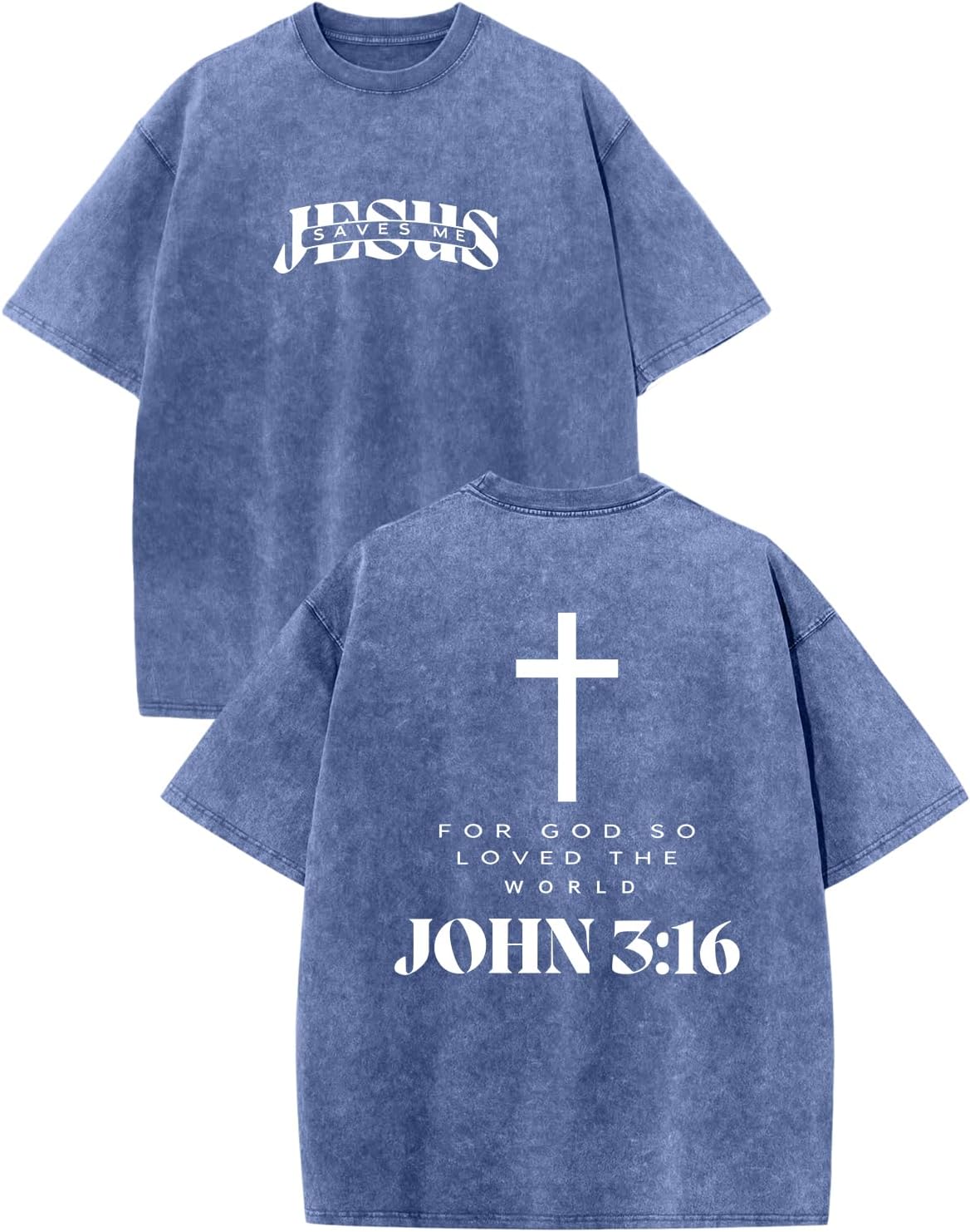 BeWithYou Kids Christian Shirts for Boys Religious Jesus Faith Tshirts Vintage Bible Verse Cross Graphic Tees Acid Wash Tops