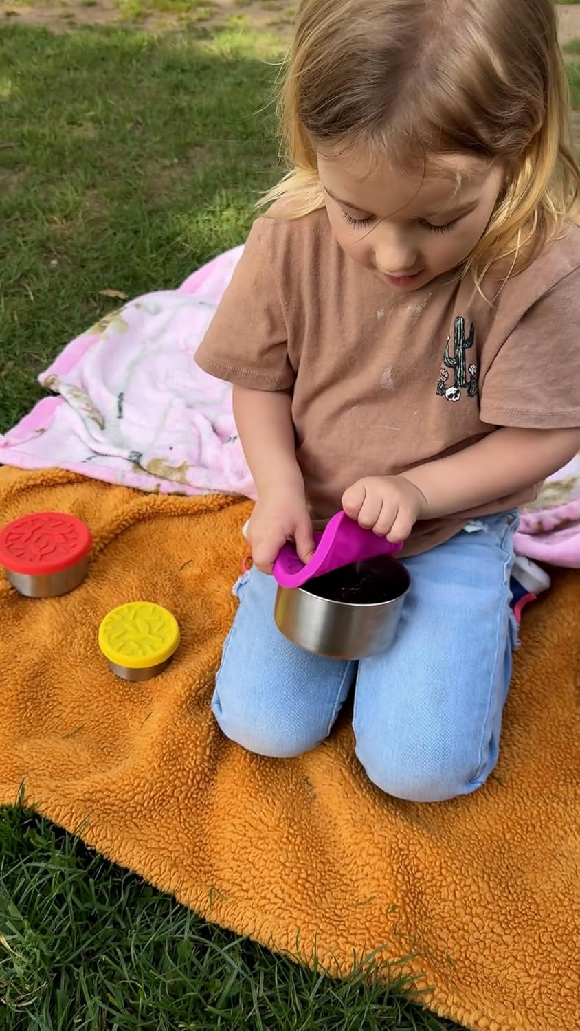 TAVVA 2 X 12 oz Containers with Lids - Leakproof w/Silicone Lids - BPA Free - Dishwasher & Freezer Safe - Portable & Reusable - Stainless Steel Snack Containers 12oz - Image 6