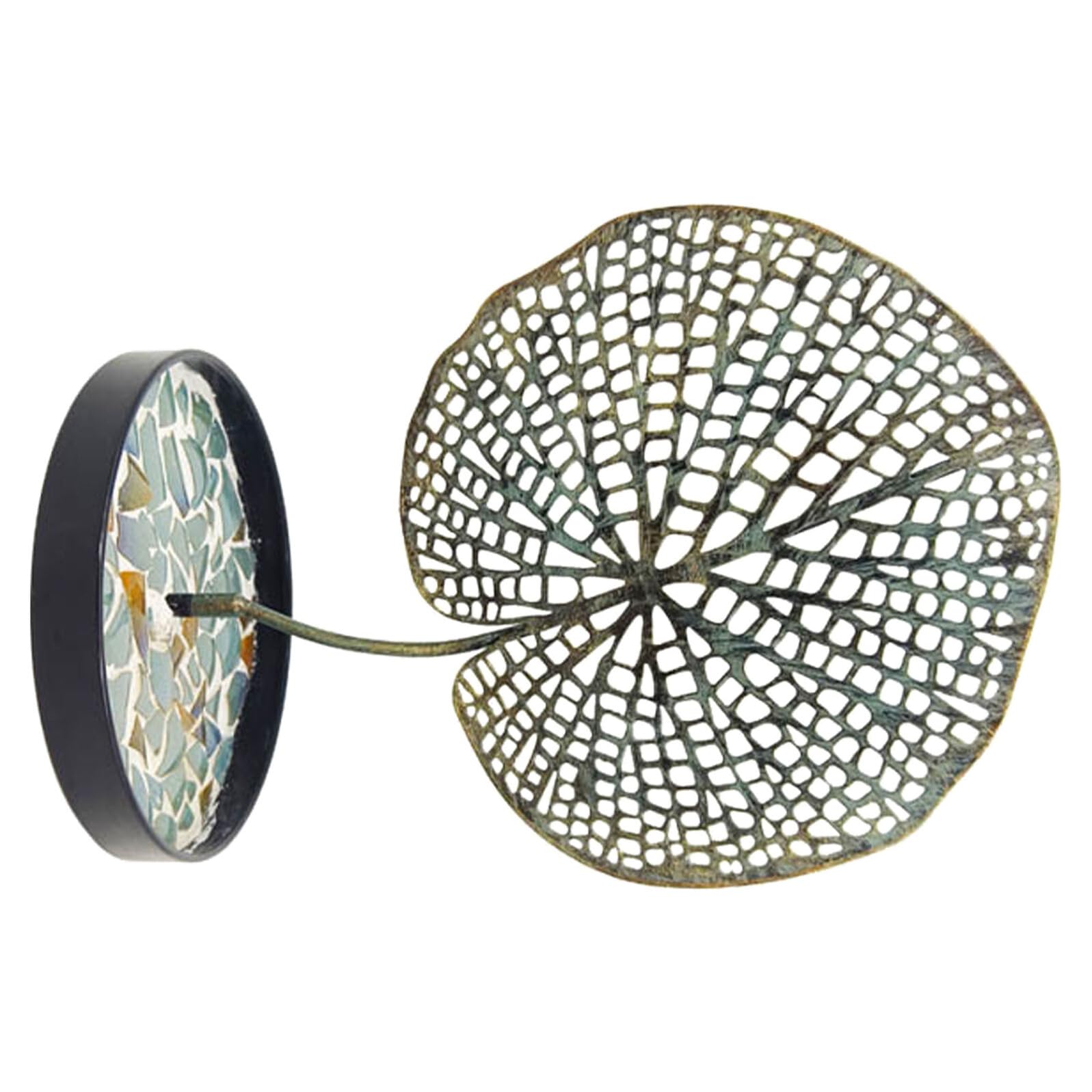Organizador de Pendientes de Metal Forma de Hoja Hueca Soporte de Joyas de Hierro para Exhibición y Almacenamiento Expositor Moderno para Pendientes Colgantes Botón Adecuado