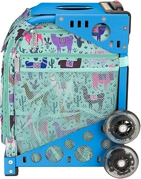 ZUCA Llama Rama Sport Insert Bag (Black Frame, Flashing Wheels)