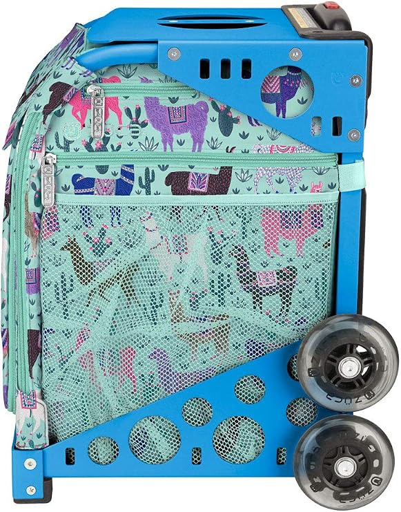 ZUCA Llama Rama Sport Insert Bag (Black Frame, Flashing Wheels)