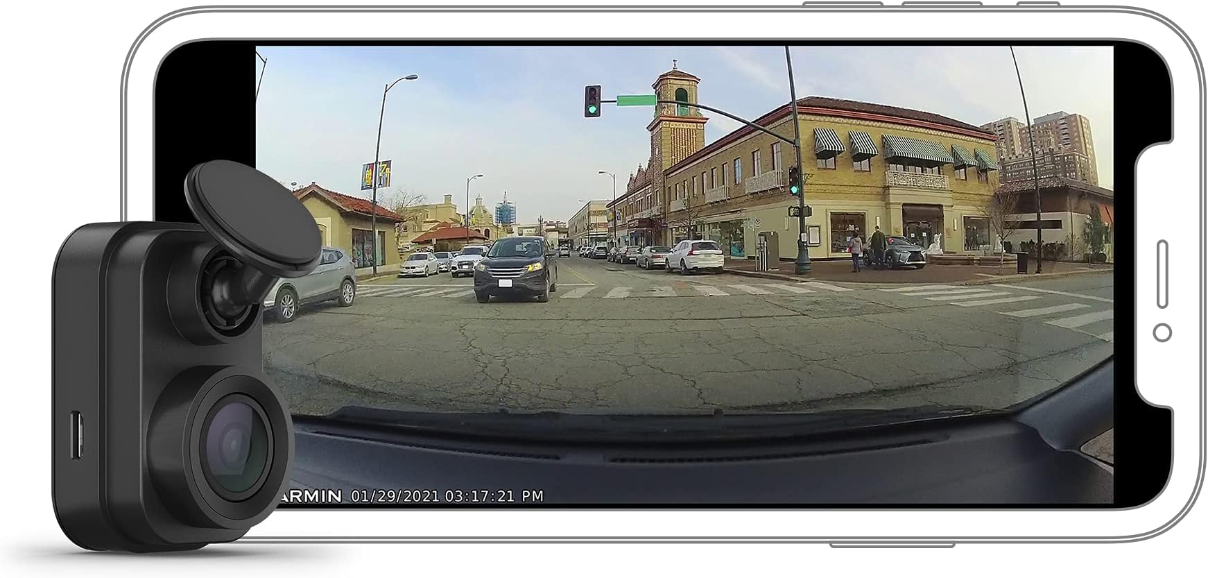 Garmin Dash Cam Mini 2 key-fob-sized dash camera