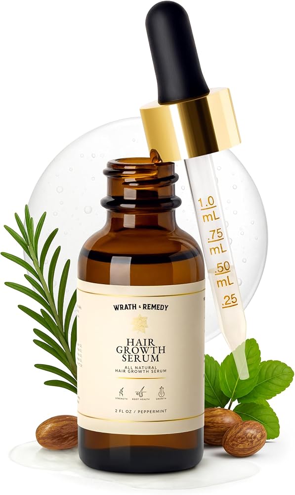 Hair Growth Serum Women & Men — USDA Organic Natural Scalp Serum (30 ml) | Tricho10™ with 10 Botanical Oils for Reduced Shedding, Improved Hair Density & Visible Hair Growth in 90 Days(All Hair Types)