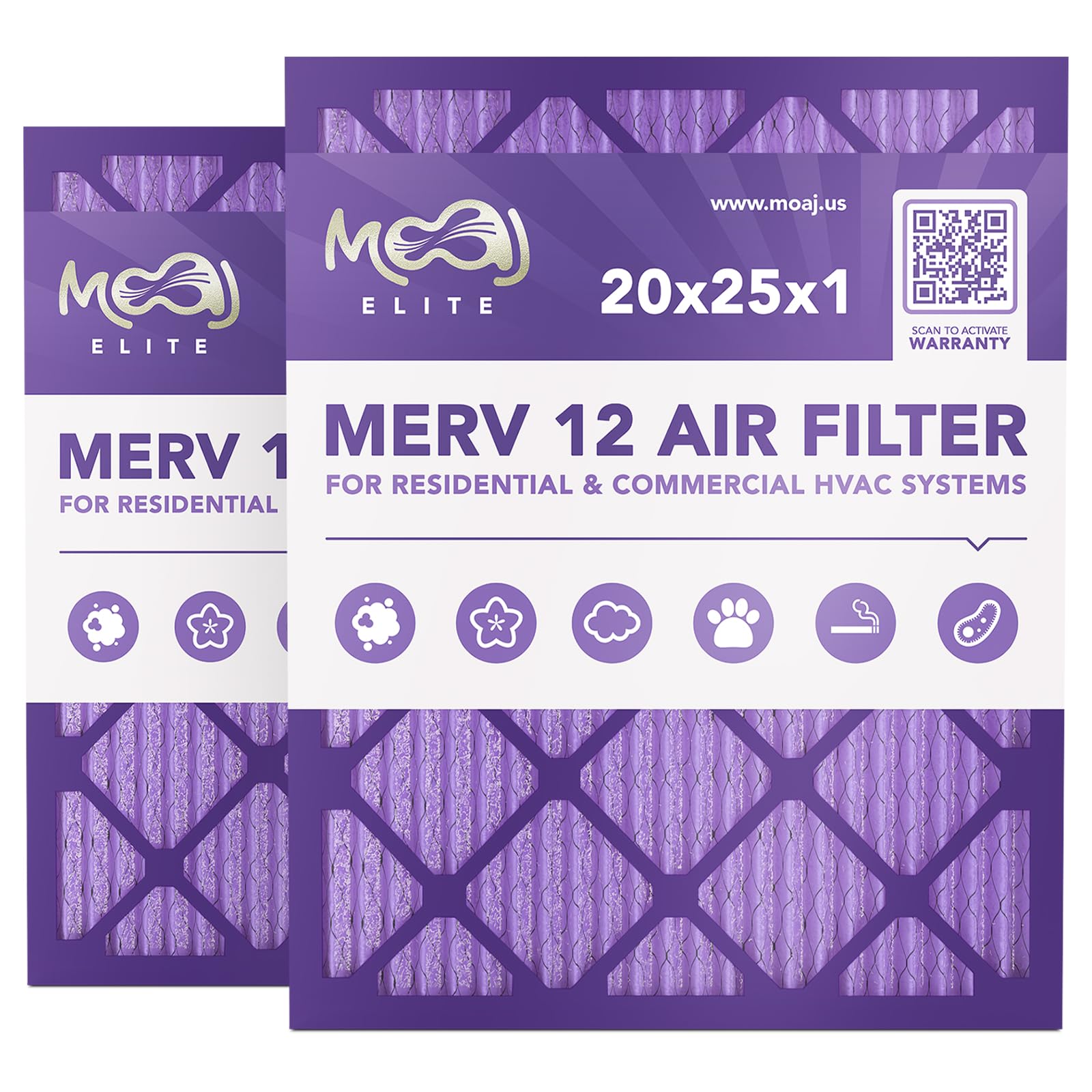 MOAJ MERV 12 2-Pack