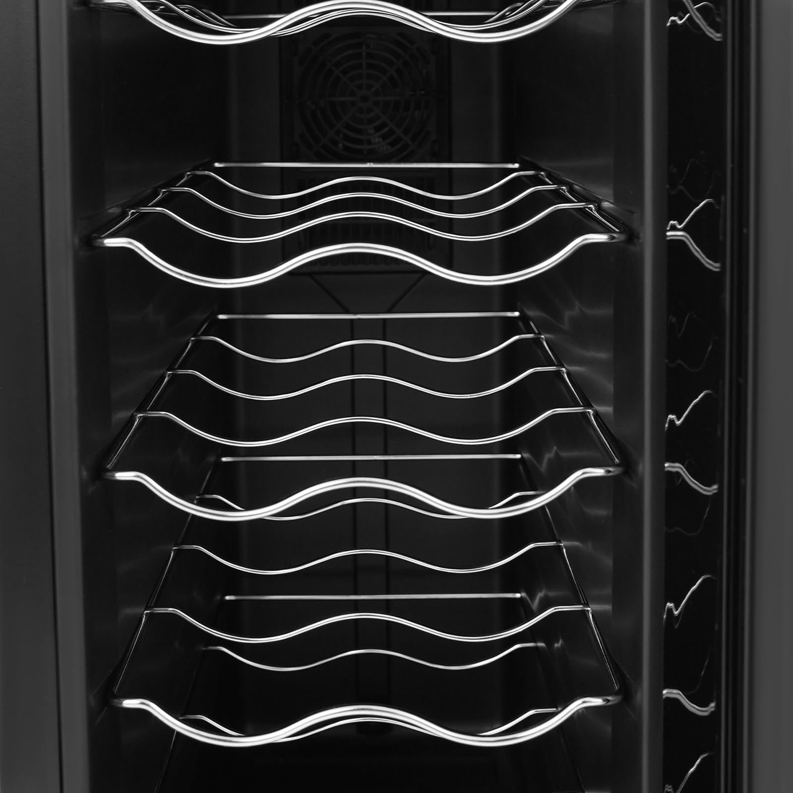 Nevera para vino (12 botellas, con indicador LED, 33 L, para vino tinto, champán, brandy, 5-18 °C)
