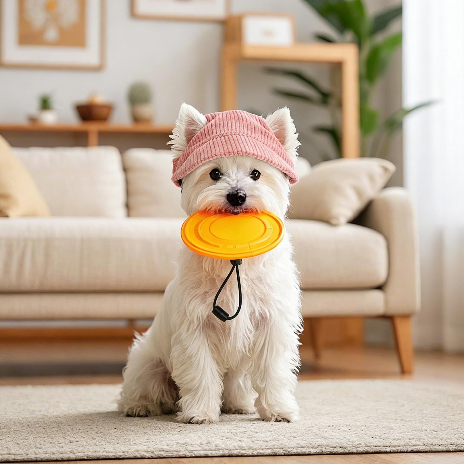 Berretto estivo con protezione solare per cani con occhiali per cani, cappello per cani, occhiali per cani di piccola taglia, costume per gatti, set di protezione UV per cuccioli e piccoli