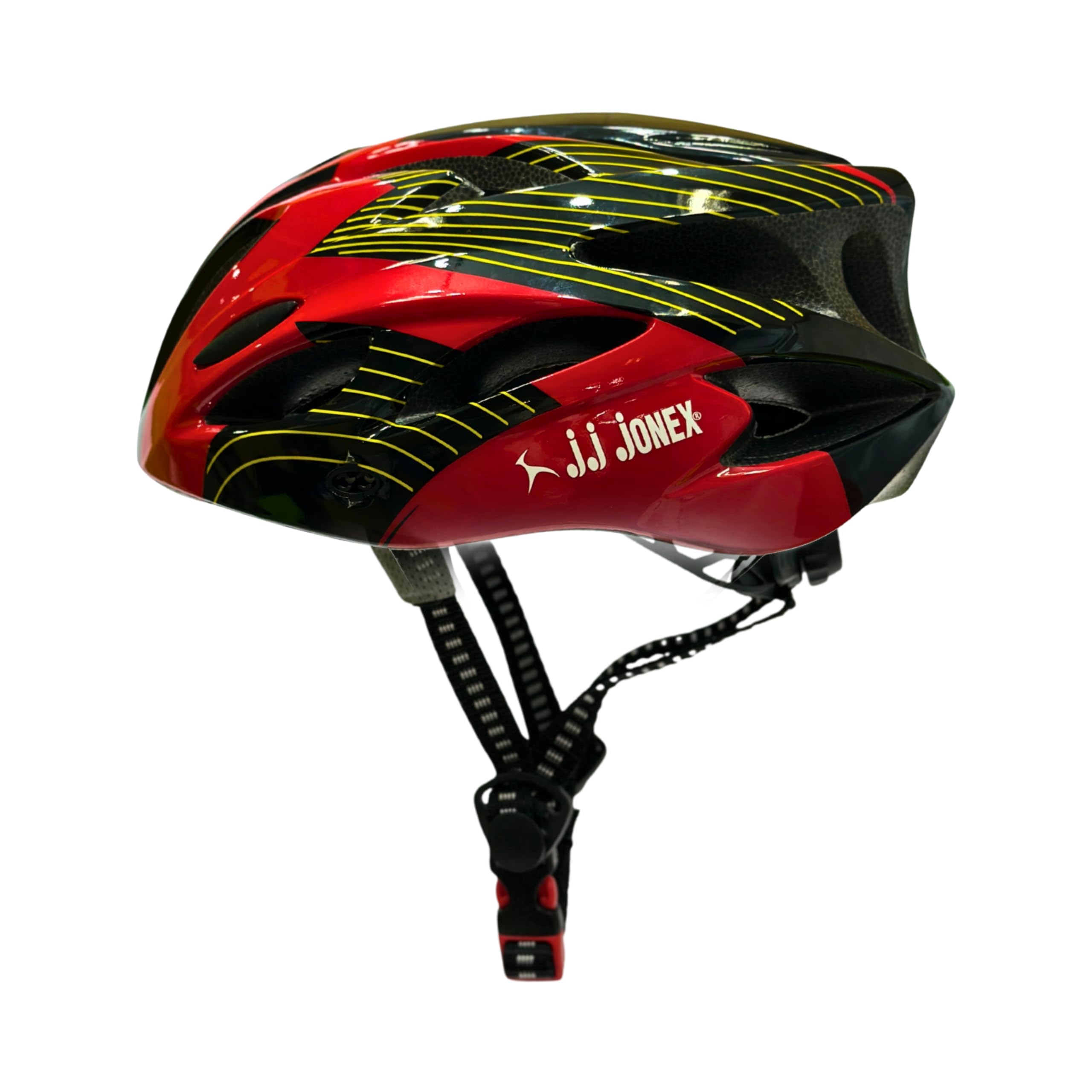 Jonex Skate & Bicycle Helmet | EPS Impact-Absorbing Foam with PC Shell | Adjustable Head Size| Lightweight Ventilated Cycling Helmet for Men & Women | Red & Black-image-19