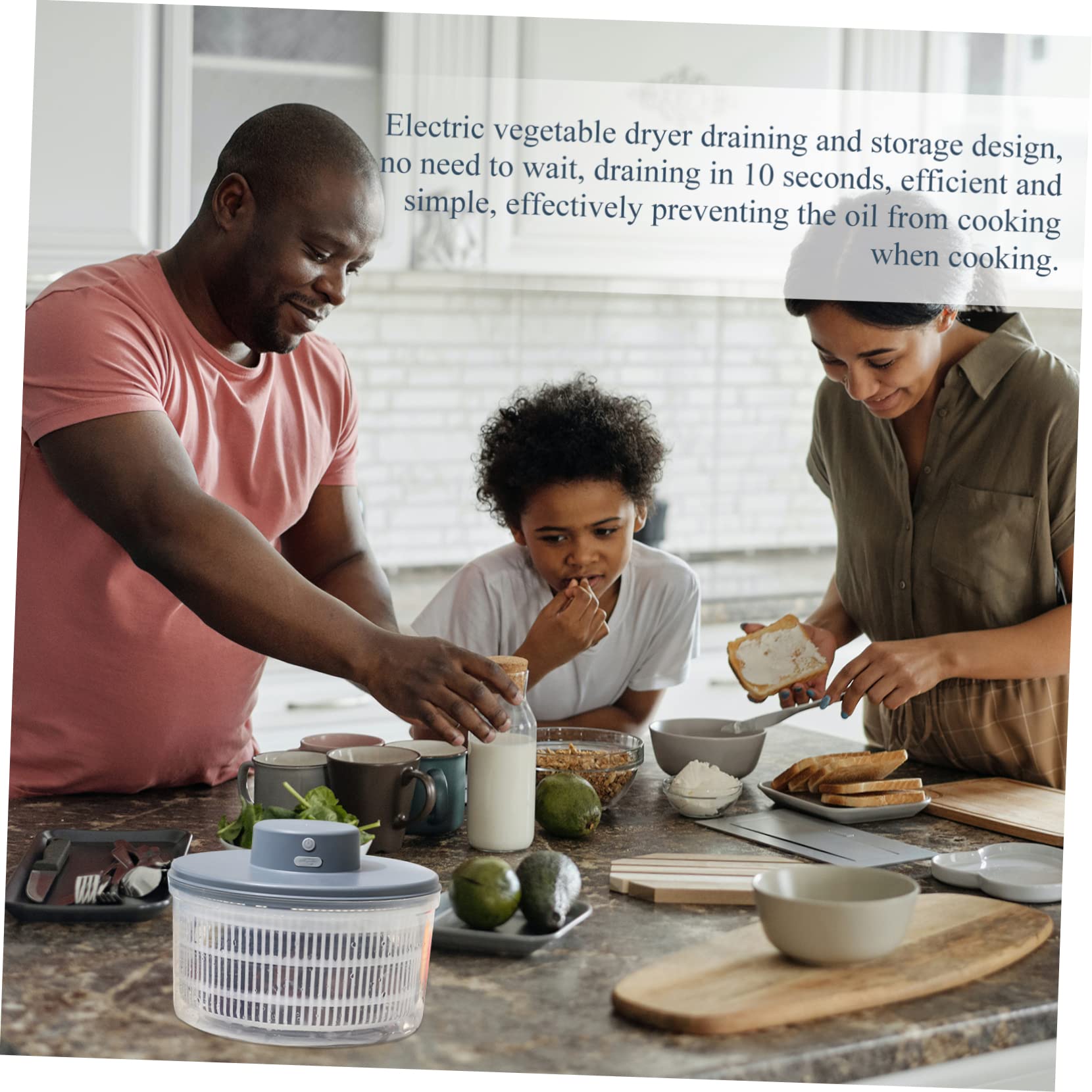 Ciieeo Plastic Drain Basket Vegetable Dehydrator Machine Salad Spinner Kitchen Filter Basket Multi-functional