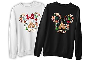 Festive and Whimsical: Disney Gingerbread Sweatshirts for Valentine's Day Magic