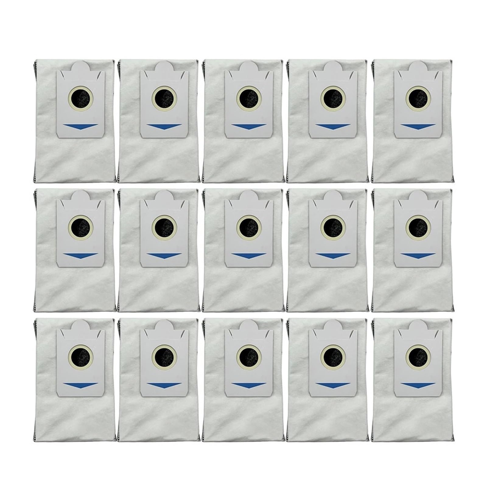 OUNCU Assembly Dust Bags,Compatible For Ecovacs Debot X2 / X2 Omni / X2 Pro / T30s Pro / X5 OMNI Vacuum Cleaner Parts(15 pcs)