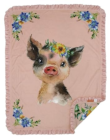 pig baby comforter