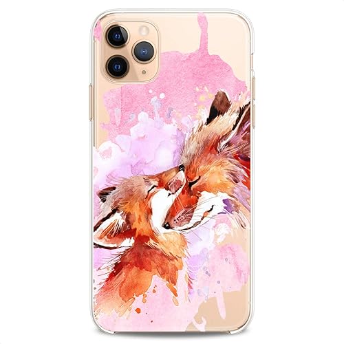 Miniatura 5 de Funda de TPU compatible con iPhone 16 15 14 13 12 11 Pro Max Plus Mini Xs Xr X 8+ 7 6 5 SE acuarela zorros estampado lindo de animales del bosque