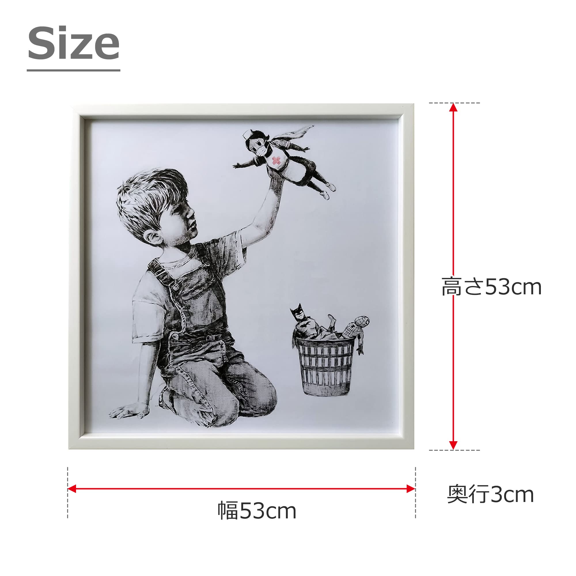 Mikosha IBA-62479 386443 Banksy Game Changer Art Panel