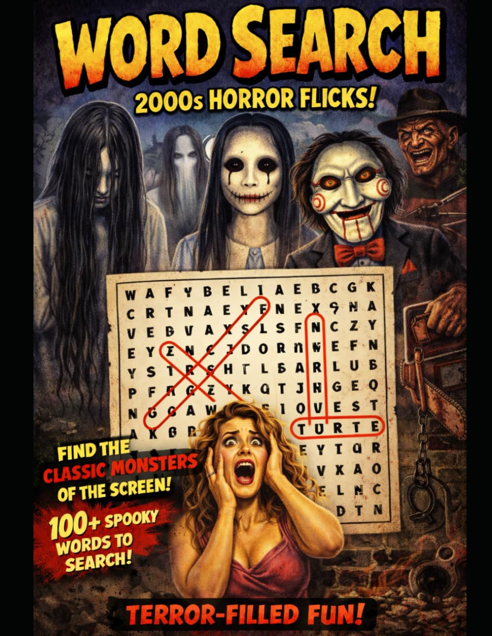 2000's Horror Movie Word Search