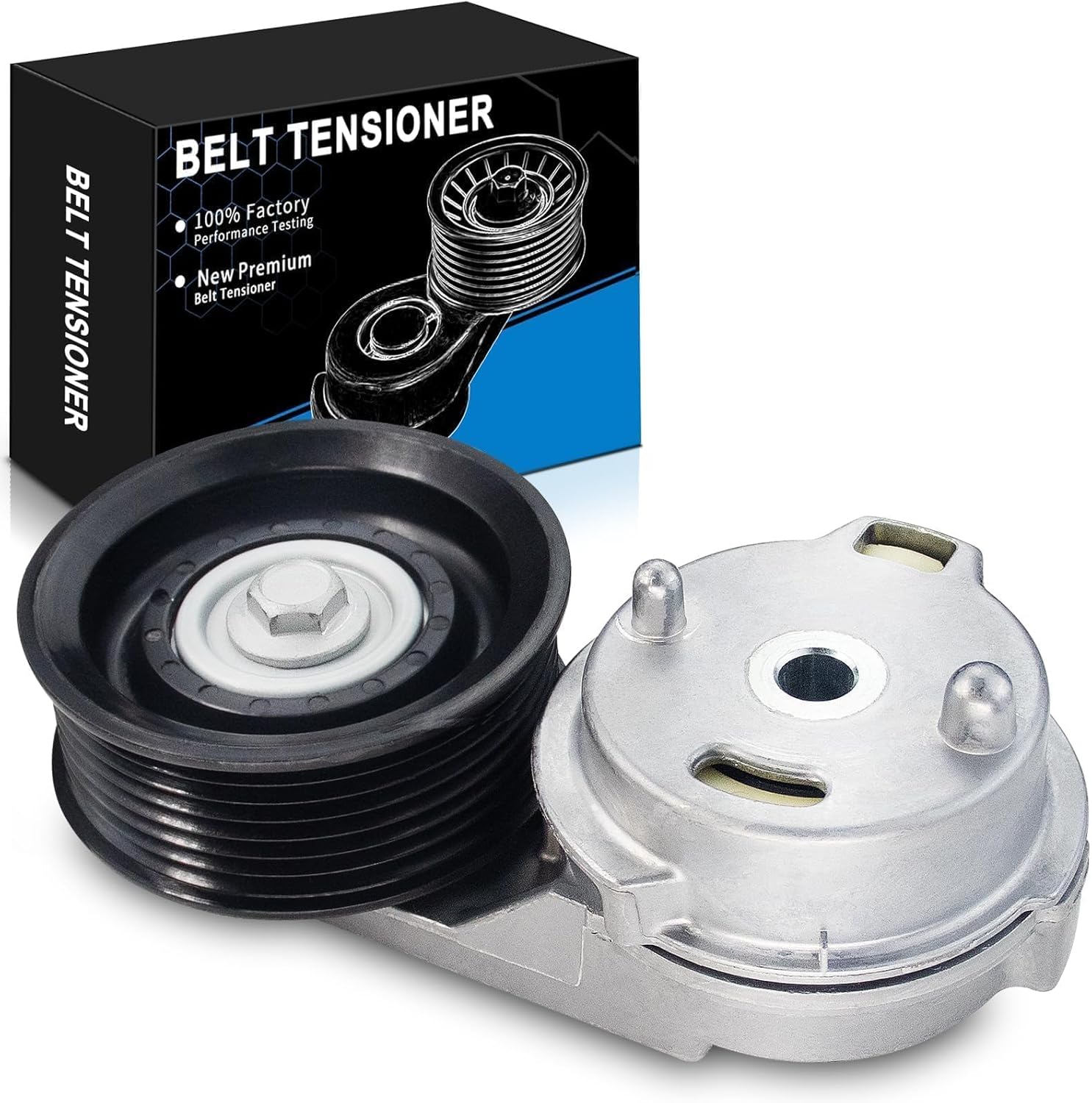 38382 Belt Tensioner Assembly with Pulley for:-Dodge Durango 2004-2008, for:-RAM 1500 2500 3500 2003-2008, for:-Chrysler Aspen 2007-2008, 5.7L V8, Replace OE#53032130AA 53032130AC