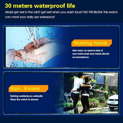 Miniatura 5 de Reloj deportivo digital para hombre, militar, electrónico, impermeable, relojes de pulsera para hombres con cronómetro, temporizador de cuenta