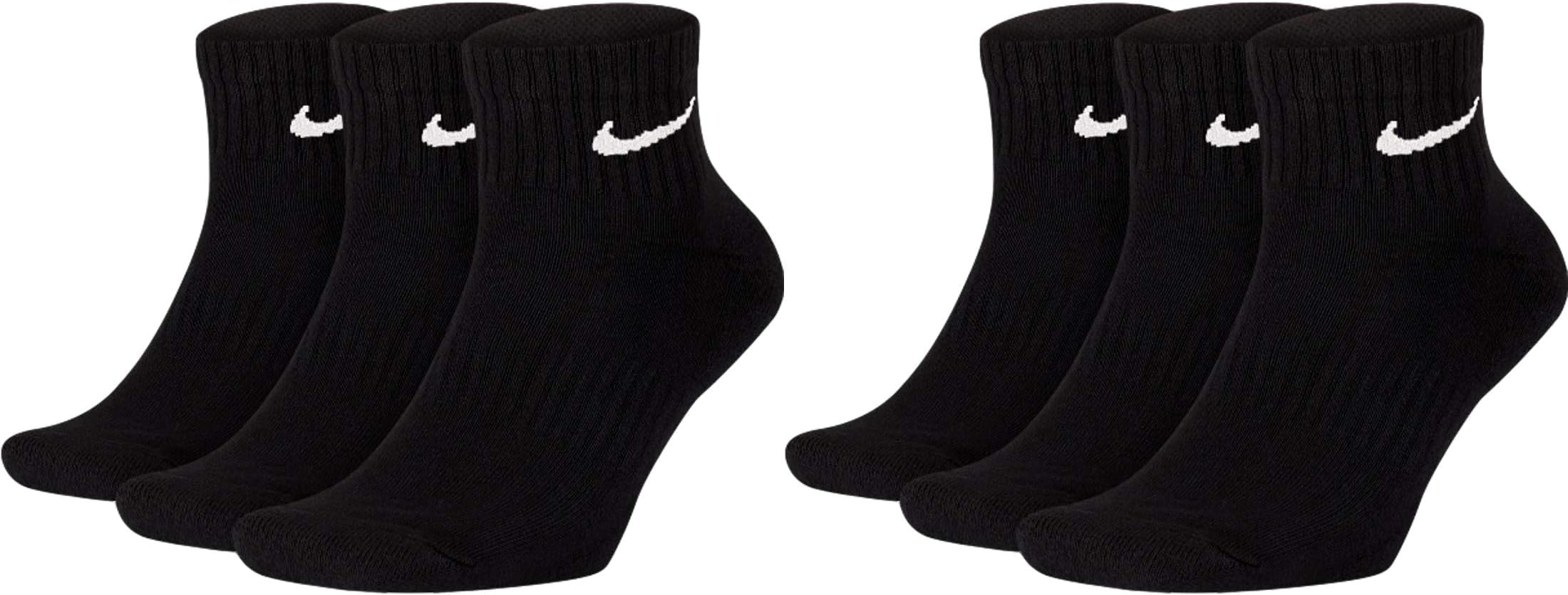 Nike Unisex Black Everyday Cushioned Socks Sx7667-010