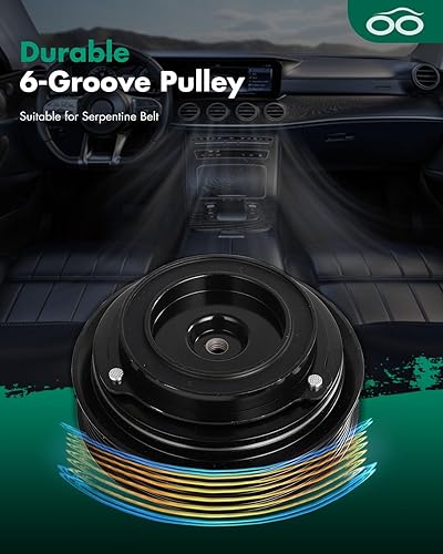 Miniatura 662 de SCITOO Compresor de CA para Acura TSX 2.4L 2004 2005 2006 2007 2008, CO 10849T Compresor de aire acondicionado con embrague 38810RBBA01 10360661