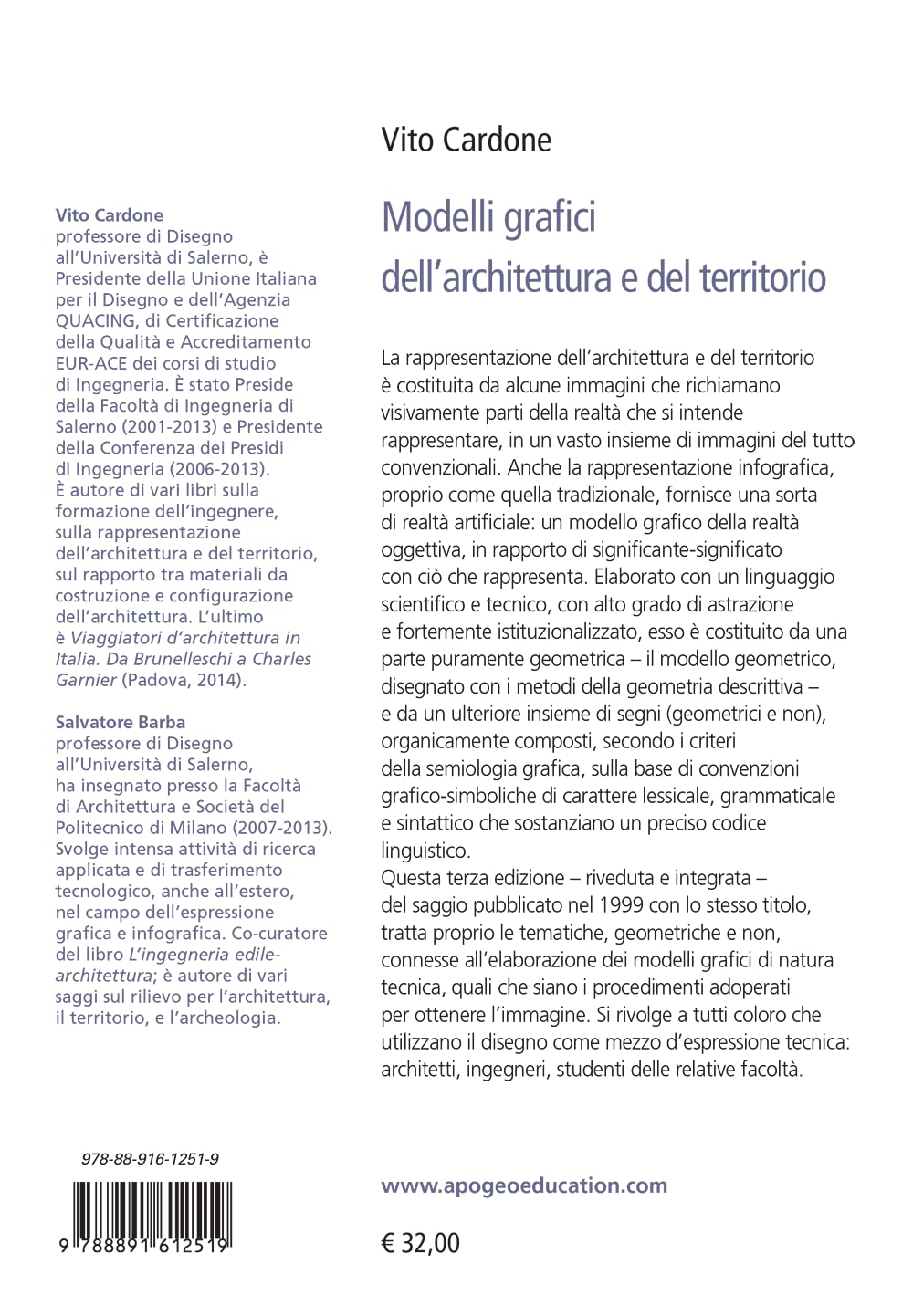Modelli grafici dell'architettura e del territorio. Ediz. illustrata