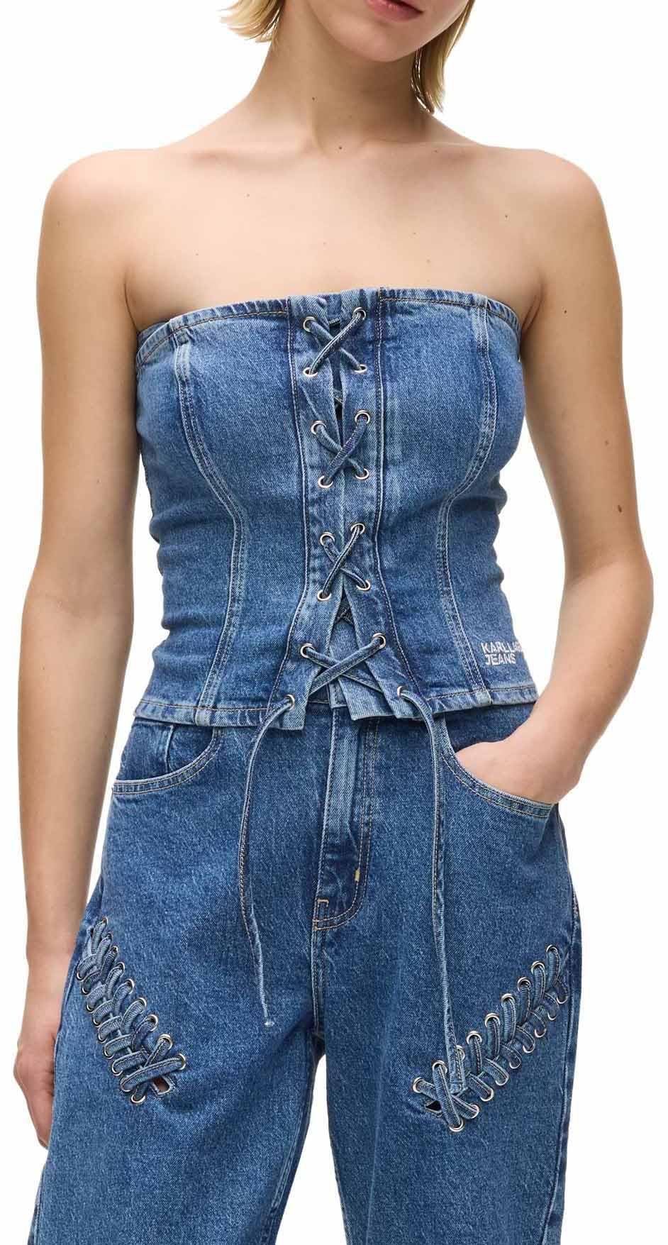 KARL LAGERFELD JEANS Donne Tie Bustier