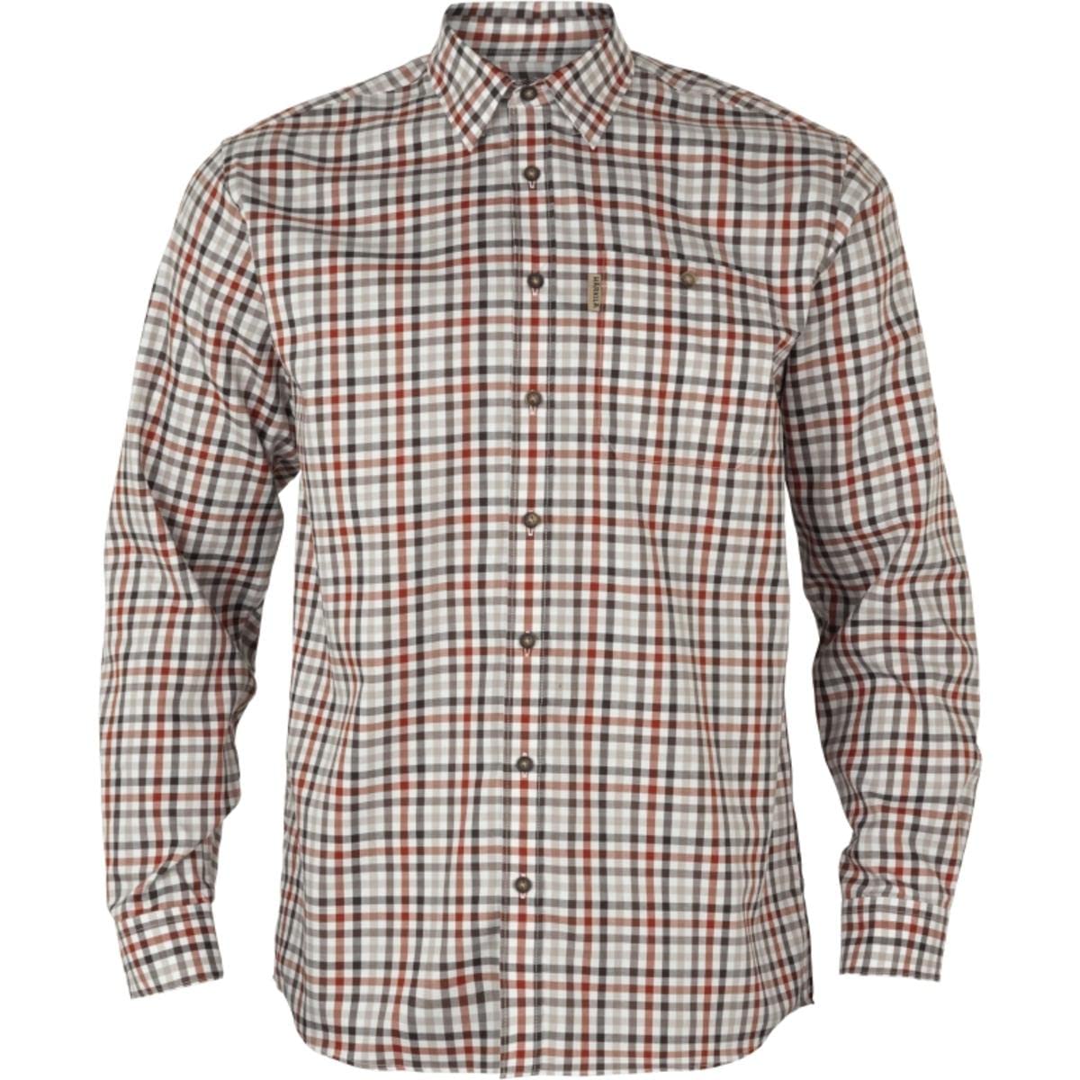 Härkila Men's Bloodstone Red/White Harkila Milford Shirt X-Large Red X-Large Red