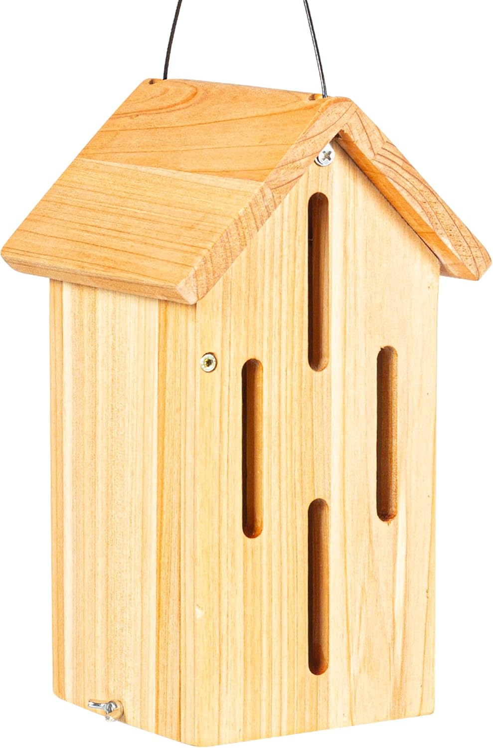 Butterfly House for Outdoor,Insect House,Butterfly Habitat Garden,Wooden Shelter Hotel with Hooks for Hanging Nesting Box for Butterflies Bugs Moths & Lacewings