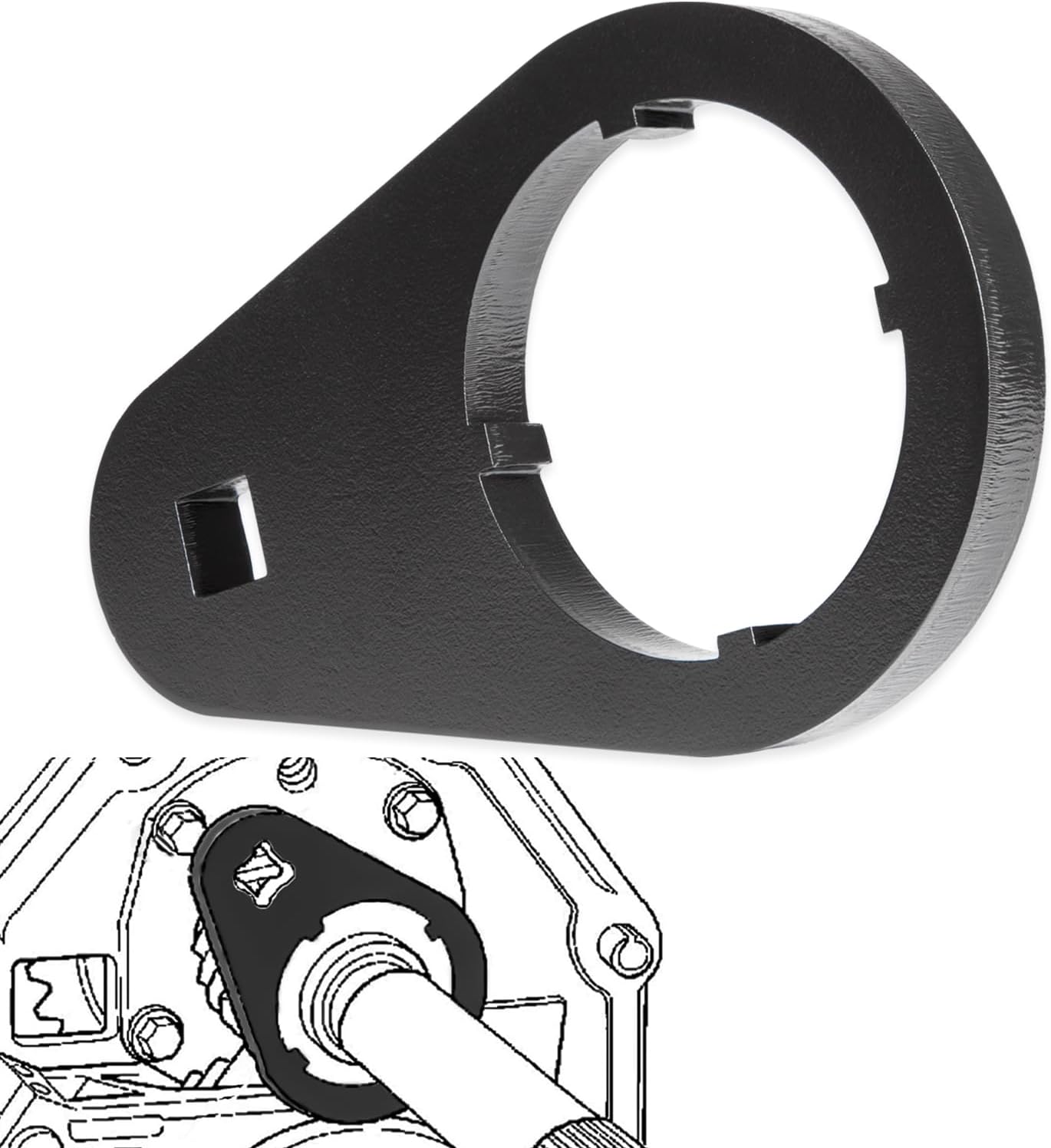 1/2" Drive Mainshaft 5th Gear Nut Wrench For Dodge NV4500HD