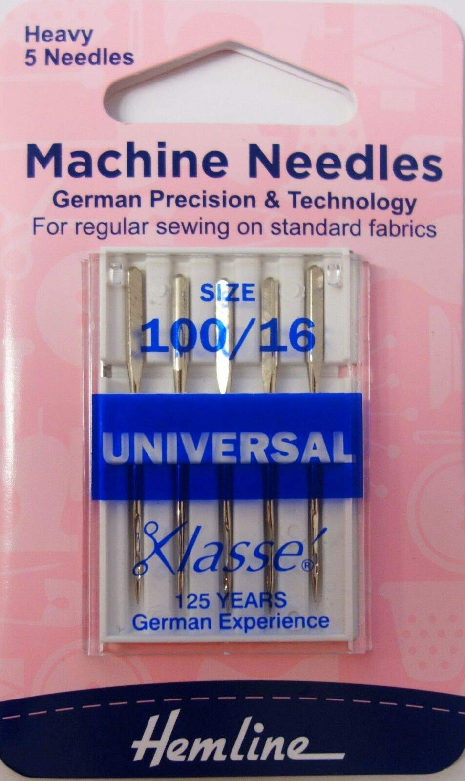 Hemline Machine Needles - Universal 100/16 (Heavy)