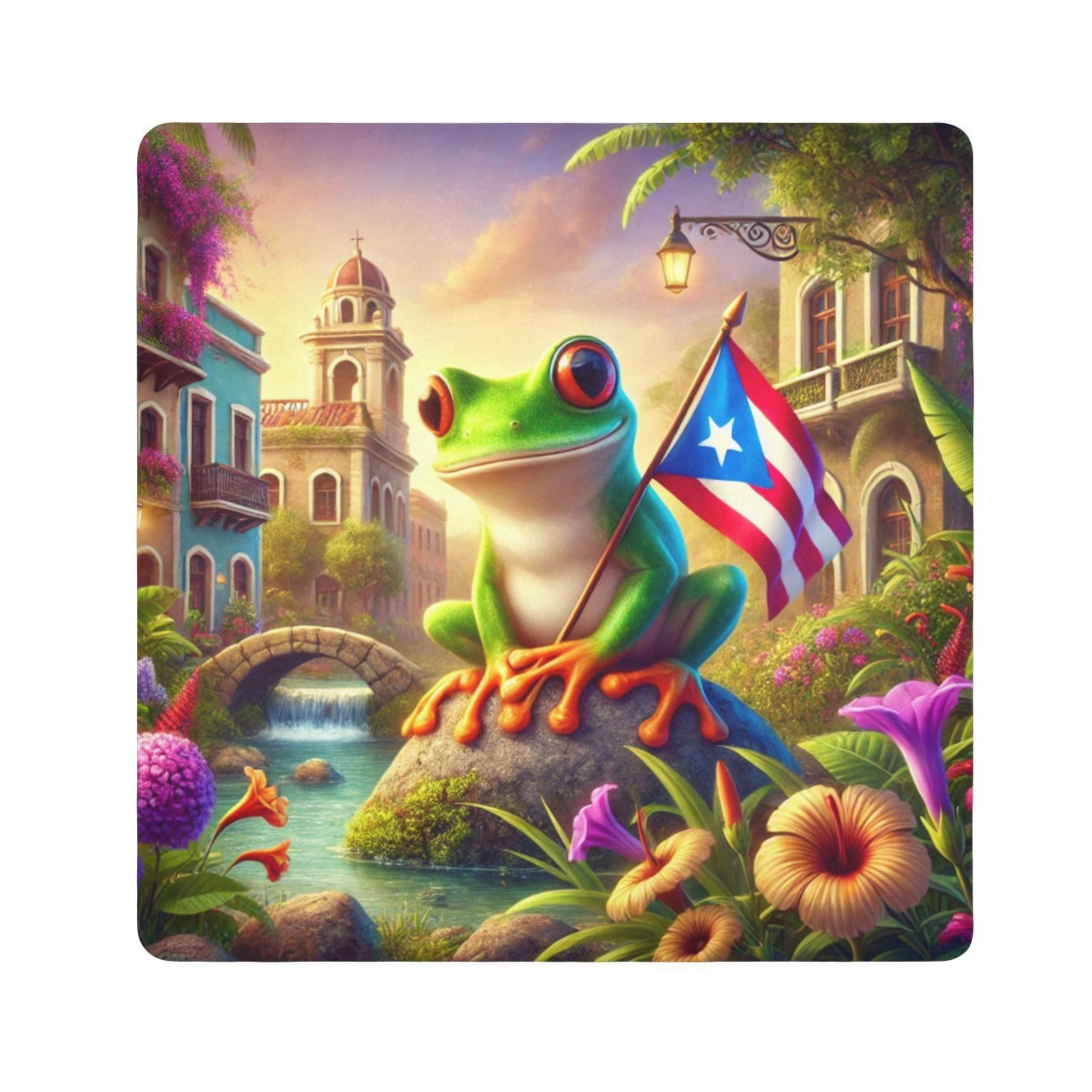 Joko Ivery Frog Blue Self-adhesive Cloth 17.7