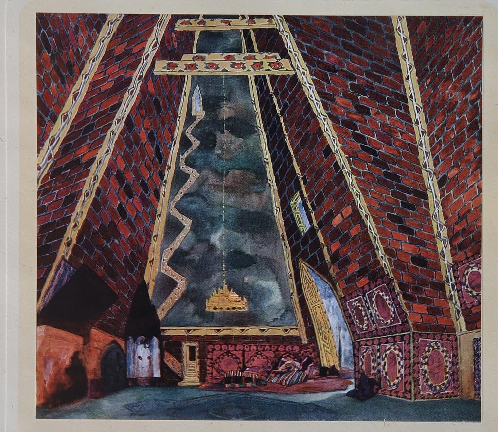 Tableaux Graffiti Art Mural Leon Bakst Ballet Thamar Impression Poster 60x90cm