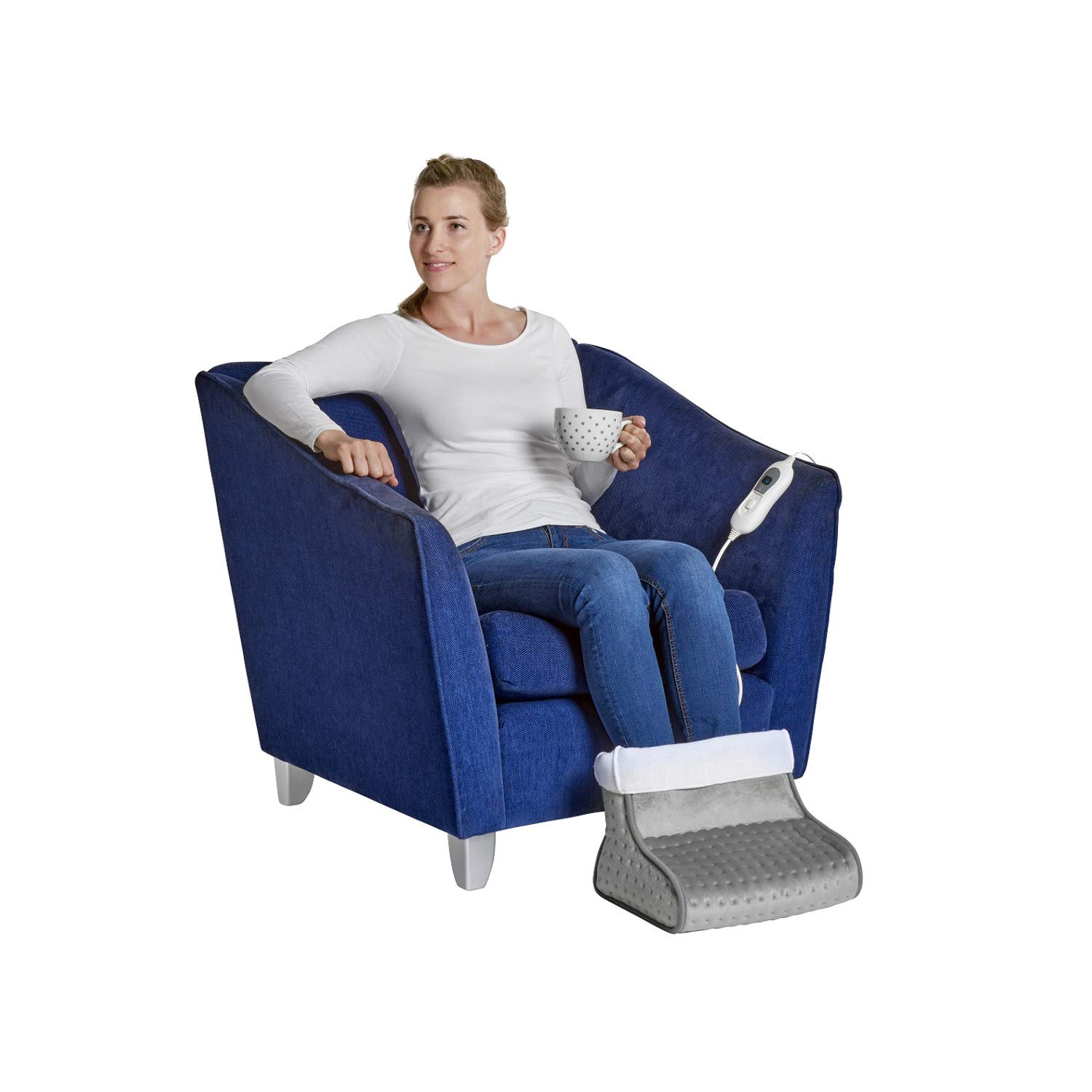 Concept Chauffe-Pieds pour Femme BV1020 - Gris - Taille S