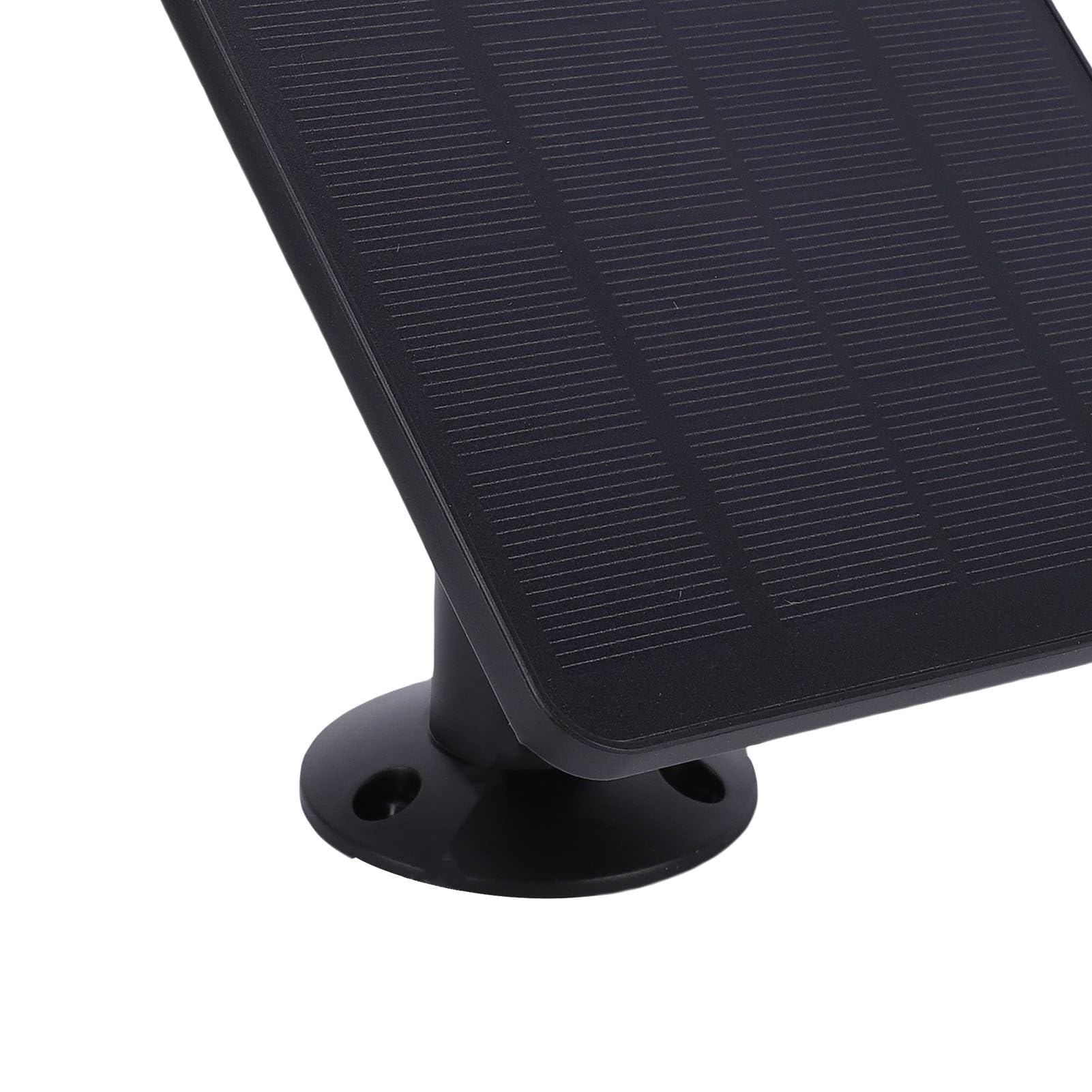 Caricatore a Pannello Solare 10W IP65 Montaggio a Parete 360 Gradi | ABS, Silicio Monocristallino, Alimentatore per Campanello da Esterno, IP65 Resistente Alla Pioggia, Cavo da 9,8 Piedi,