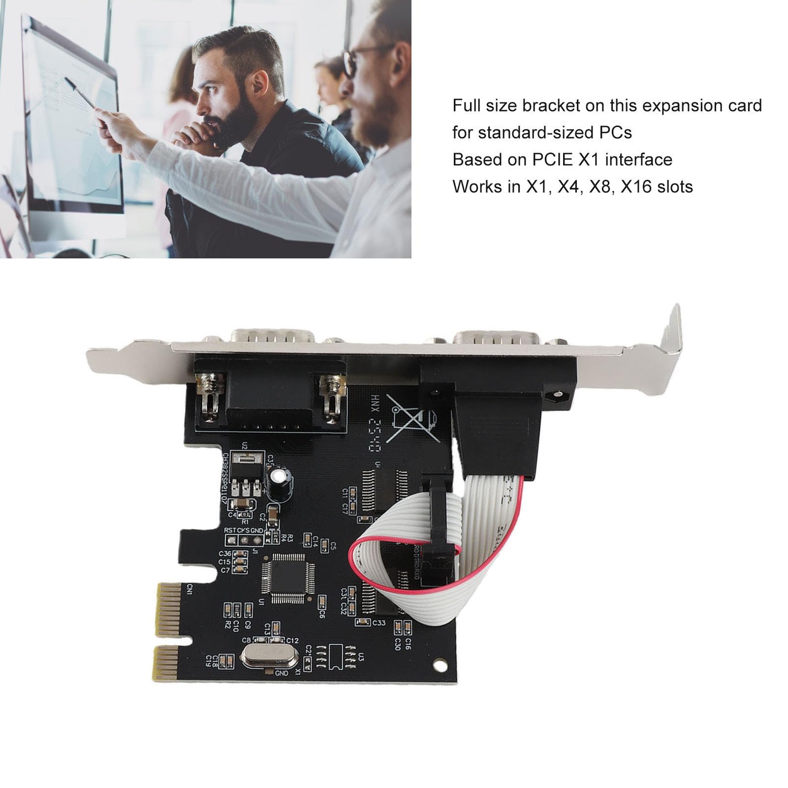 Amazon.com: PCIE 2 Port Serial Expansion Card, RS 232 DB9 Serial