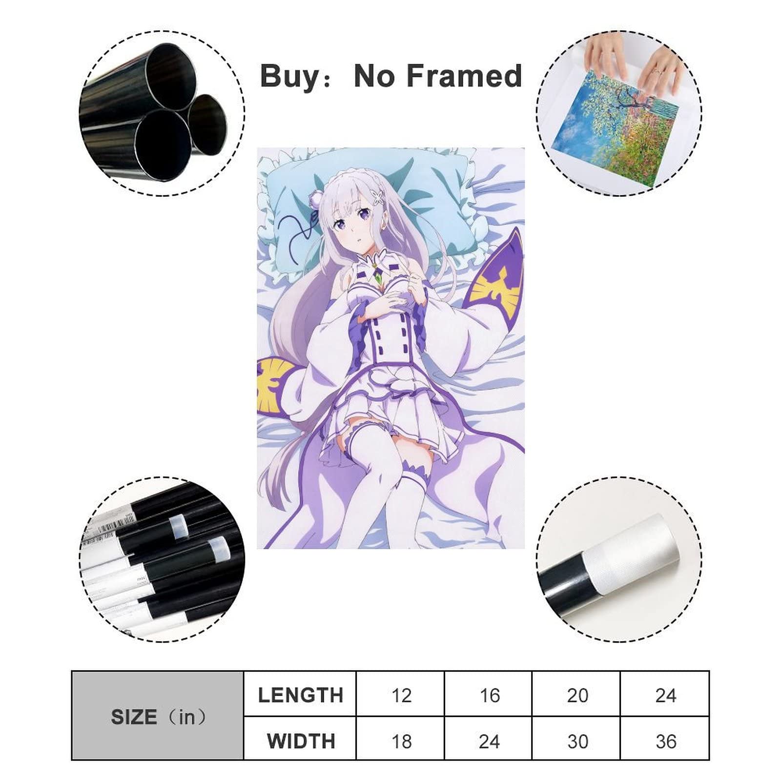 Amazon.co.jp: Reゼロから始める異世界生活 エミリア 人気アニメ