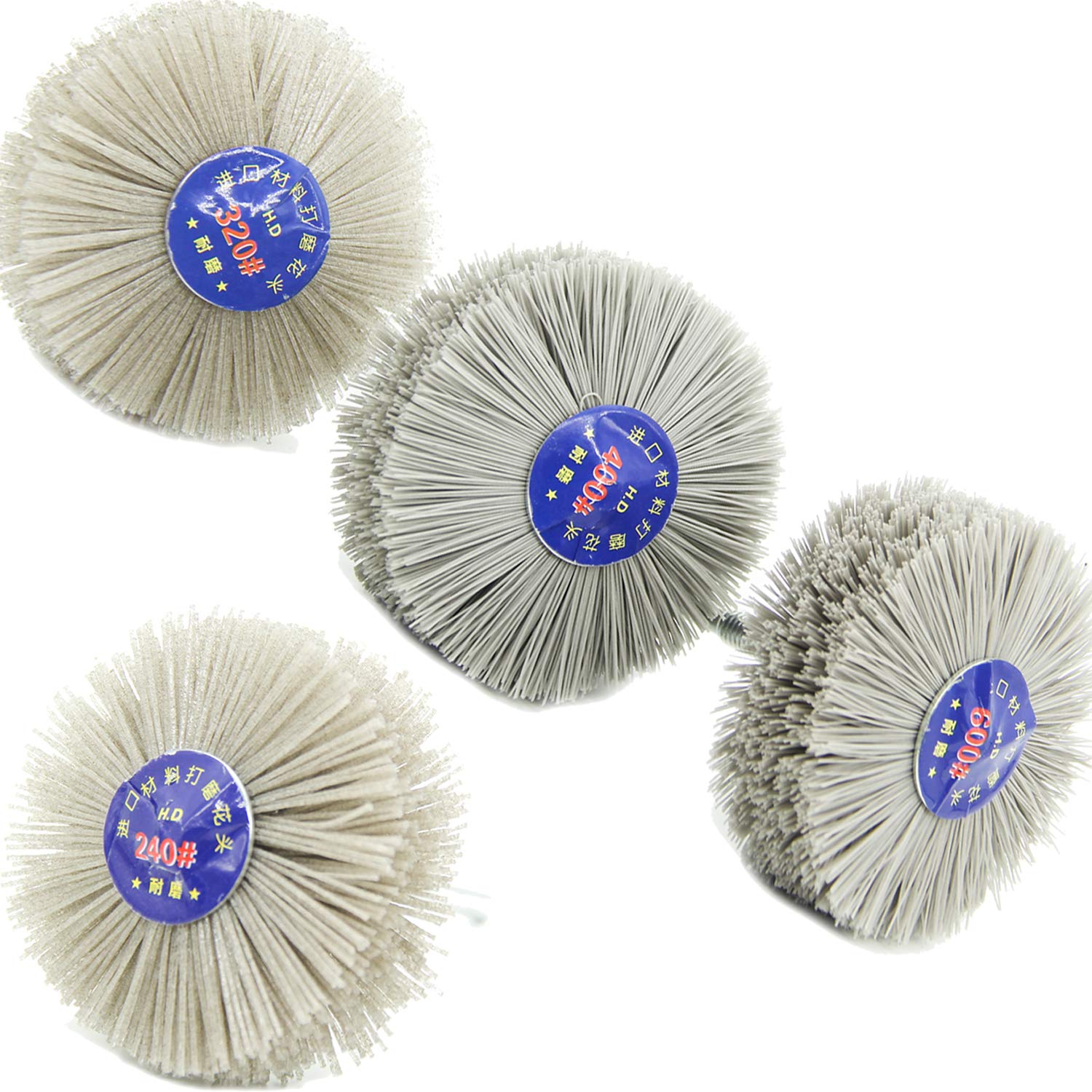 Abrasive Nylon Wheel Brush - Woodworking & Metal Prep -9