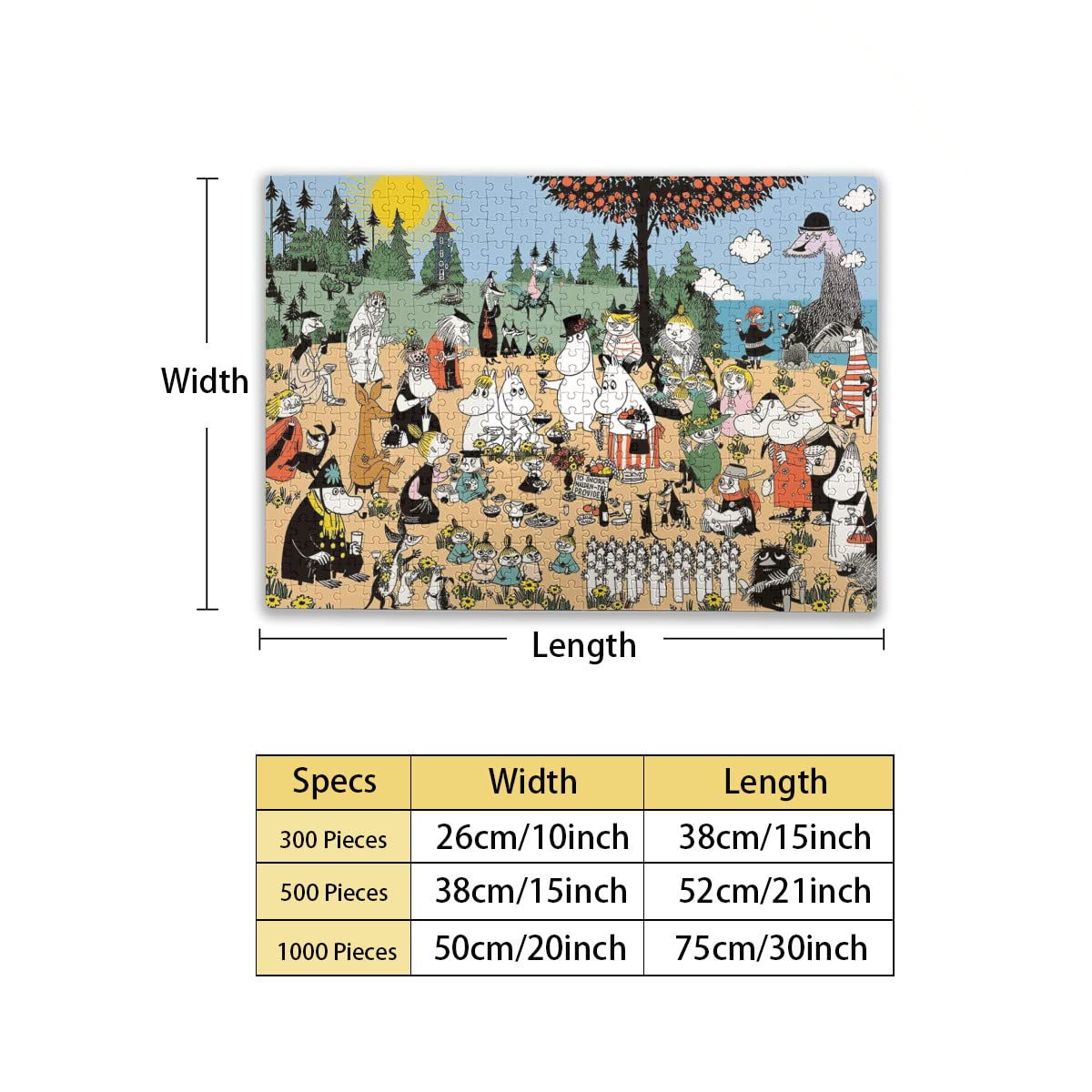 MOOMIN ジグソーパズル　500ピース　ムーミン Amazon.co.jp: ムーミン 500ピース ジグソーパズル マイクロピース