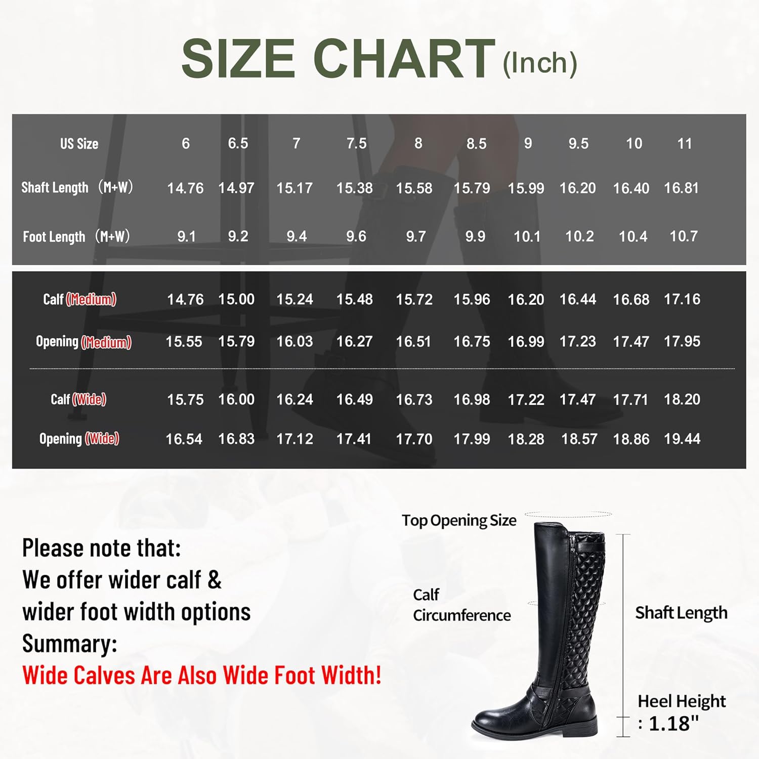 Jeossy Women's 950 Knee High Riding Tall Boots, Comfortable with Metal Buckle and Zipper Boots with Wide Calf and Wide Widths - Image 6