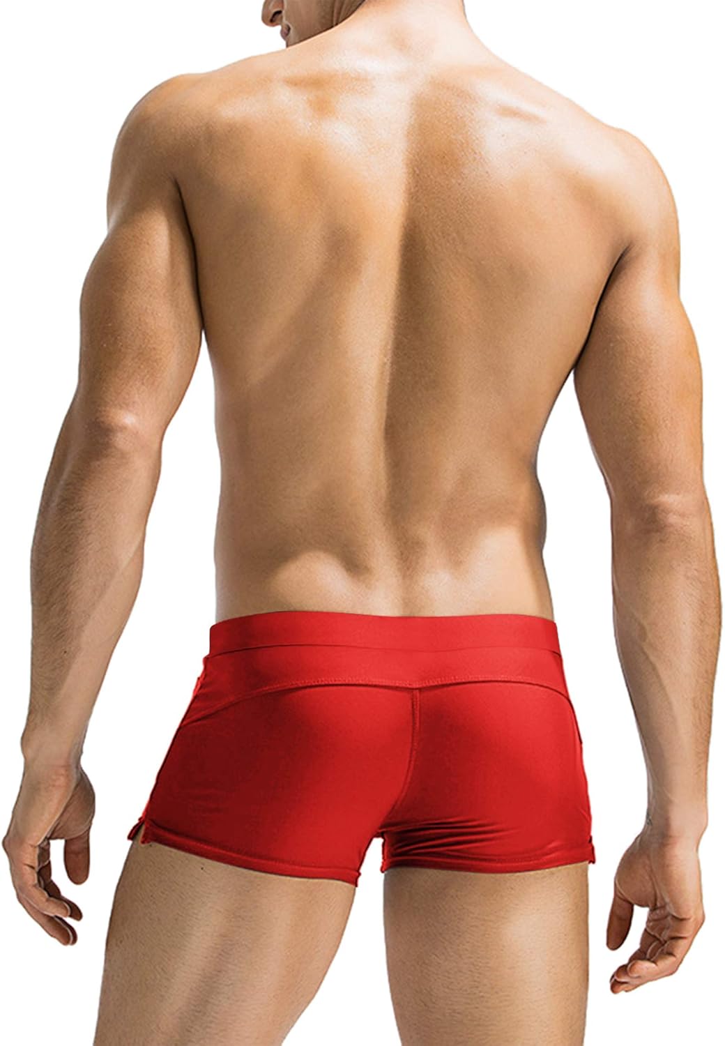 COOFANDY Mens Swim Trunks Swimwear Bathing Suit Swim Brief Square Leg Board Short S-3XL - Image 3