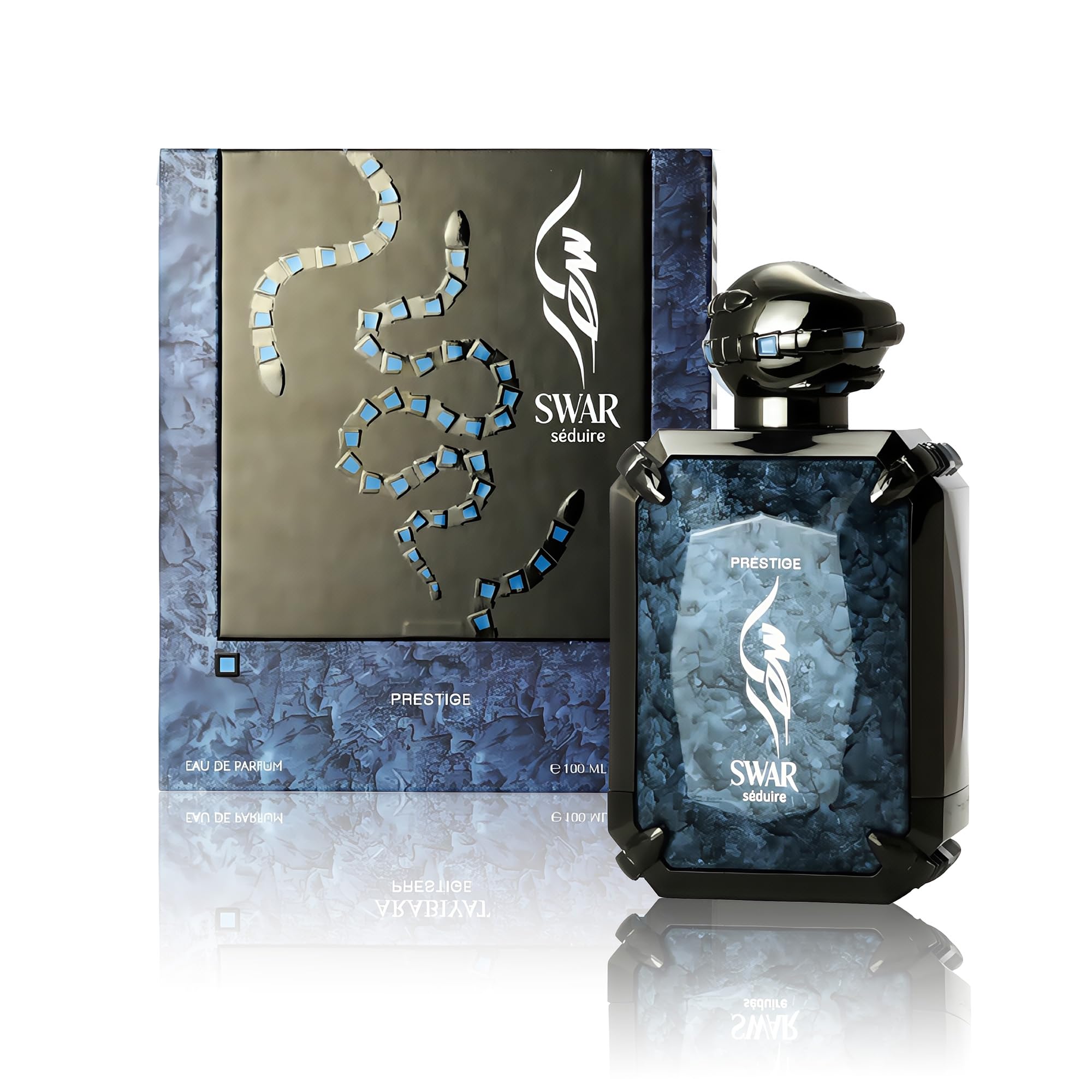 SWAR SEDUIRE Amber & Spice Intense Eau de Parfum for Men - Oud & Smoky Vanilla Leather | 100ml Eau de Parfum | Long Lasting | Everyday Sophistication | Exceptional Gift (SWAR SEDUIRE)