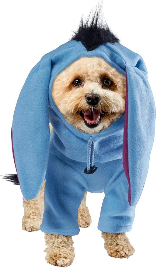 Disfraz de Eeyore de Winnie the Pooh para Perros o Gatos Rubies Talla L miniatura 2