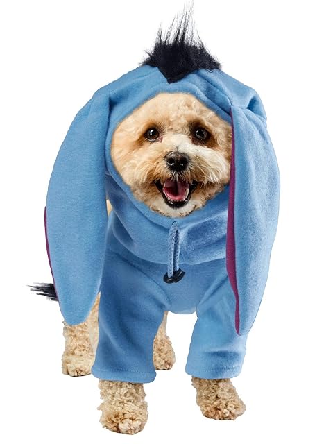 Foto 2 de 5 de Rubie'S Disfraz Unisex para Adultos de Disney: Winnie The Pooh para Mascotas, artículos de Fiesta Eeyore