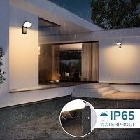 Kingwen 40W LED kültéri fali lámpa 3000K meleg fehér IP65 vízálló 180° összecsukható - 40w Black 3000k 5