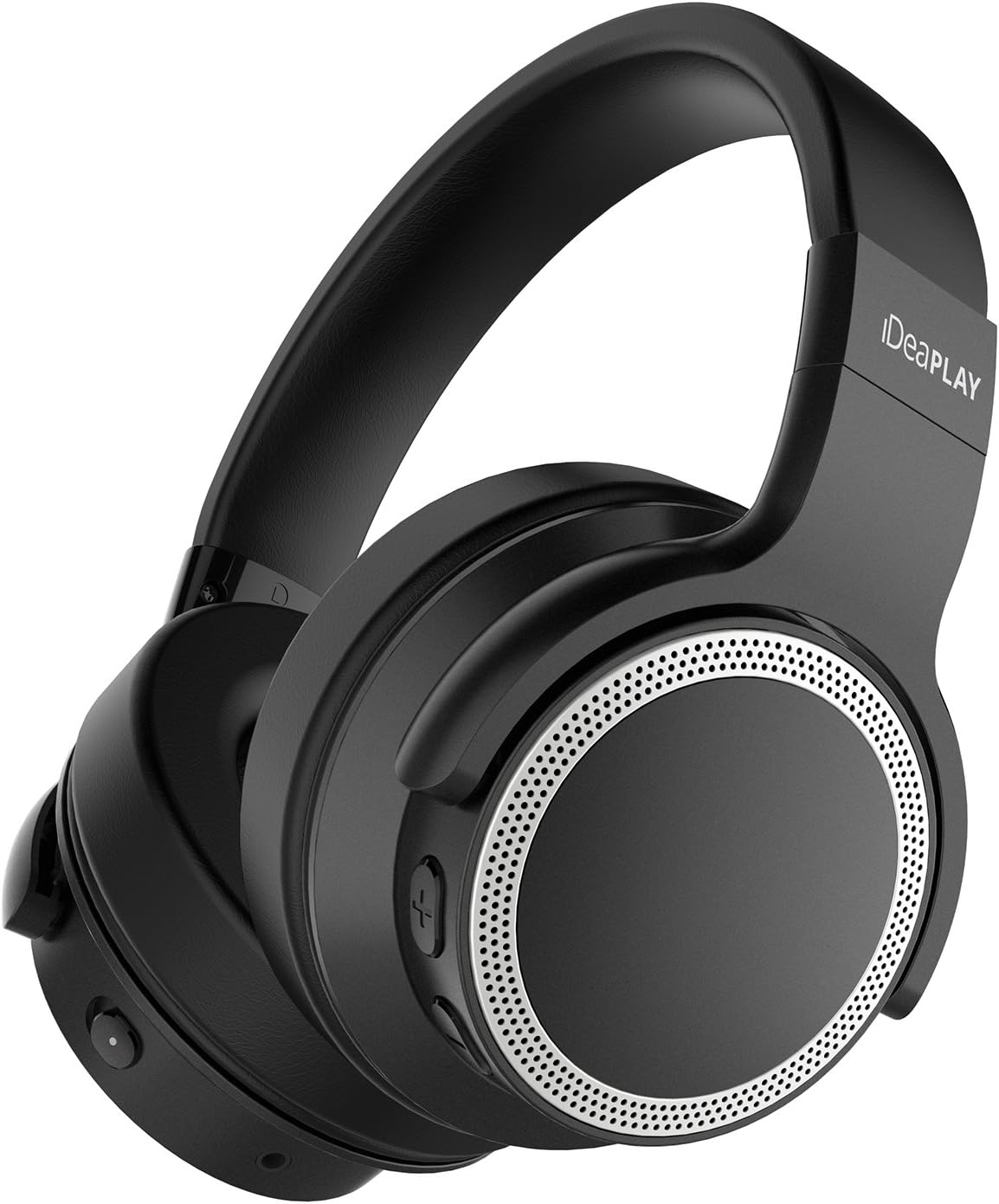 iDeaPLAY Active Noise Cancelling Headphones, Bluetotoh Wireless Over Ear Headset with 28 Hours Playback, Foldable Earphones with Microphones