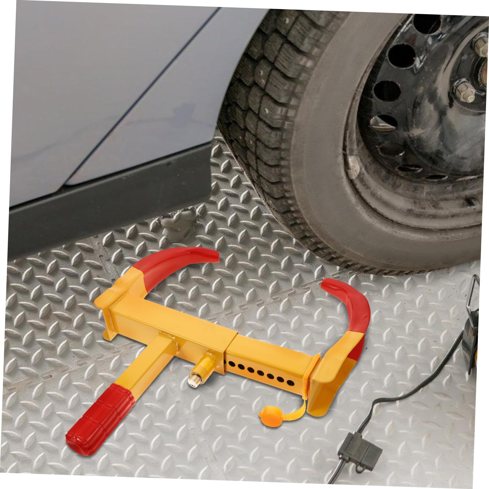 VALICLUD Antivol de Roue pour Quad Sabot de Roue pour Voiturette de Golf pour Voiturette de Golf Sécurité Automobile pour Remorque pour Remorque