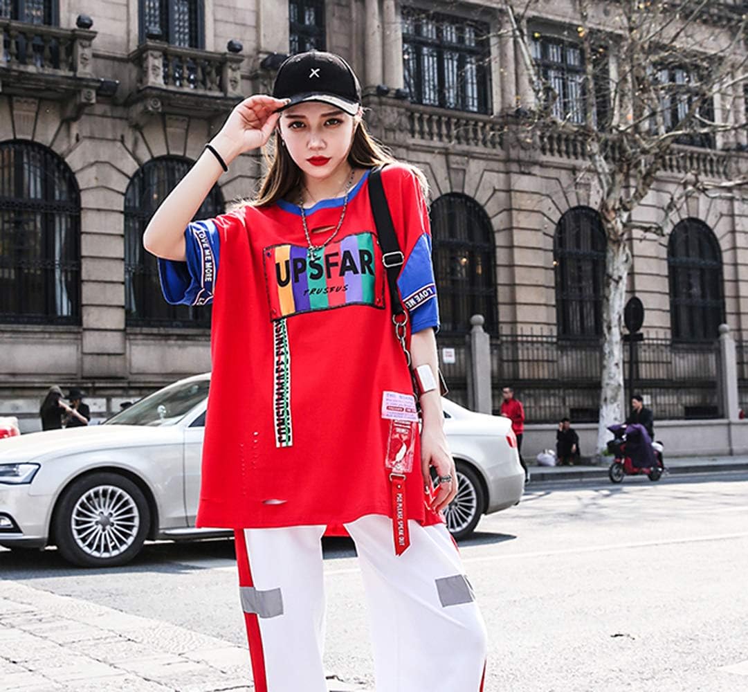 市場 ジャズレディースダンス衣装 不規則スカート 袖なしｔシャツ 3点上下セット