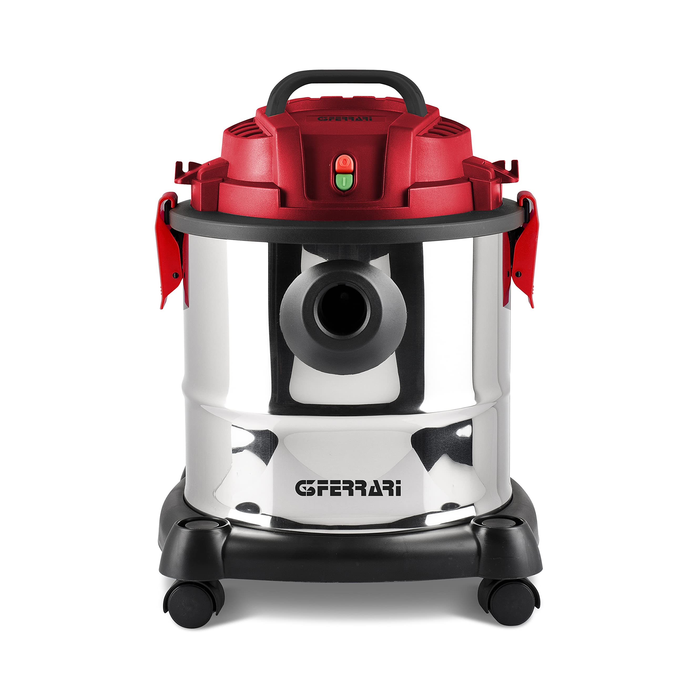 G3 Ferrari G90028 Aspirador de Sólidos y Líquidos de 20 L Fusto Red, 1000 W, 18kPa, Wet & Dry Compact, Doble función: Soplador, Accesorios incluidos
