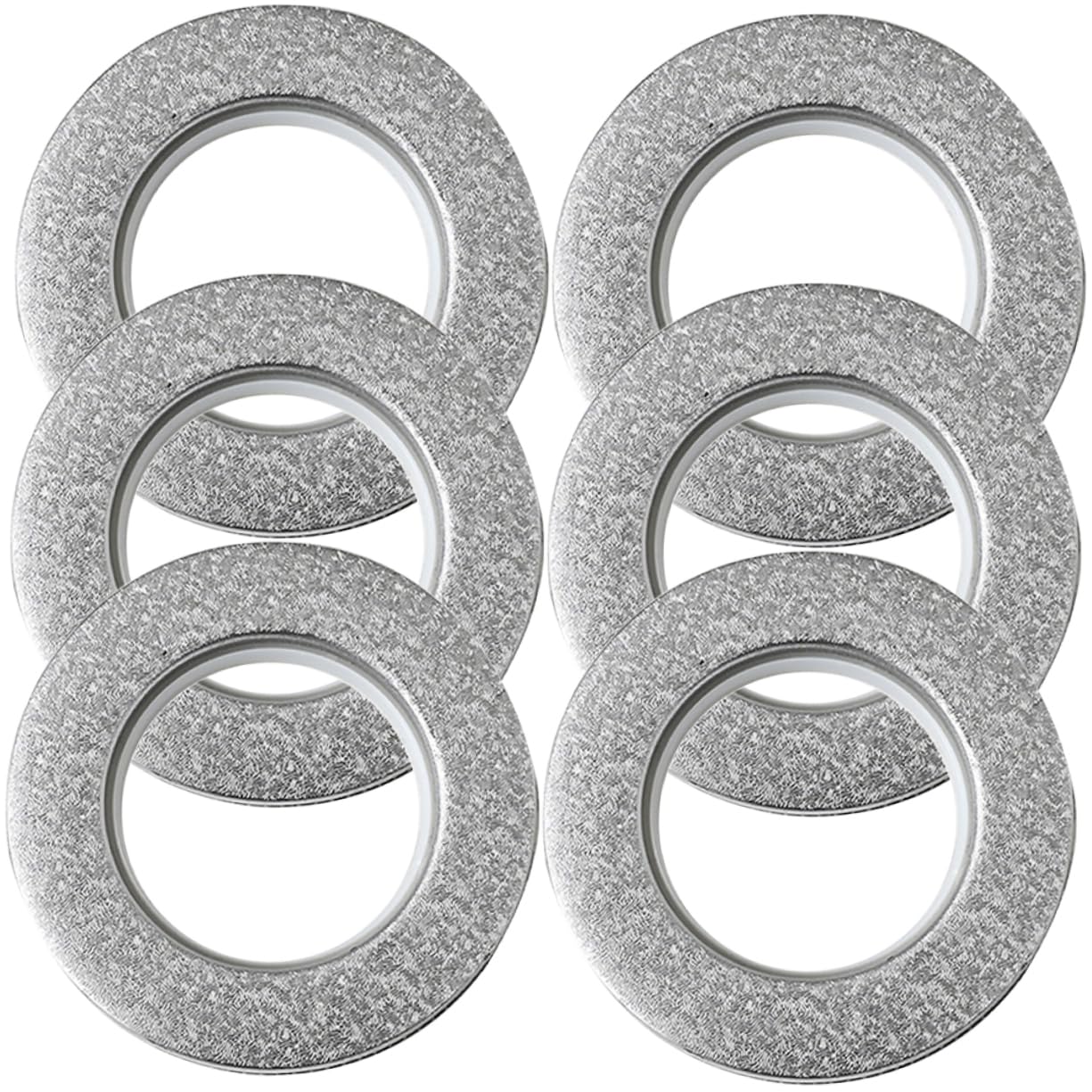 Cabilock 30stücke Gardinenringe Kunststoff Flexible Vorhangringe Mit Grommet- Für Fenstervorhänge Und -projekte Teiliges