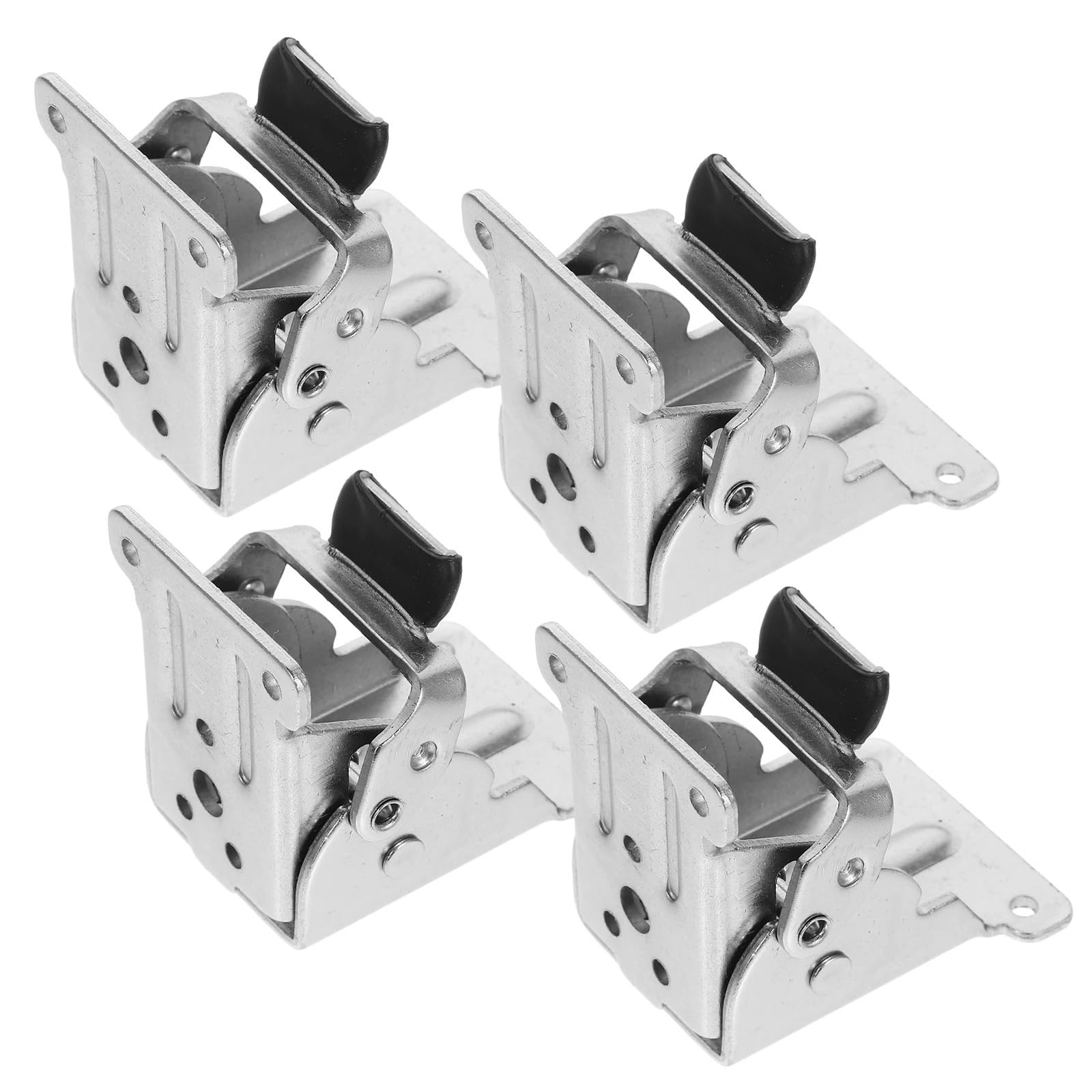 Folding Table Leg Hinge 4Pcs 90 Degree Spring Hardware Nickel Plated