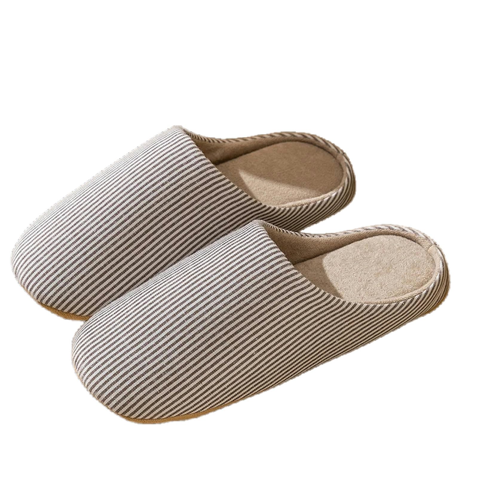 Pantofole Invernali in Cotone Pantofole per Casa Pantofole di Pelliccia Morbida Calda Vetrini Piatti Interni Non Slip Scarpe Scarpe da Letto Silenzio Leggero-blu-38-39